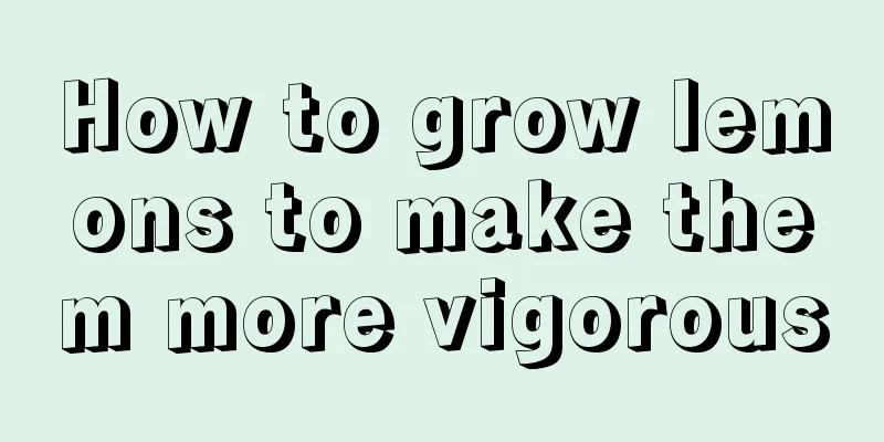 How to grow lemons to make them more vigorous