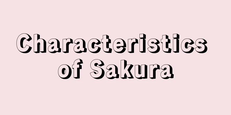 Characteristics of Sakura