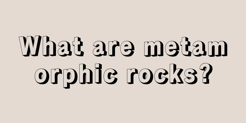 What are metamorphic rocks?