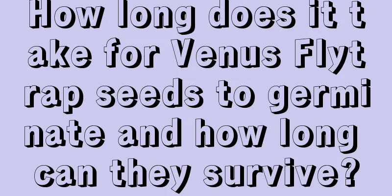 How long does it take for Venus Flytrap seeds to germinate and how long can they survive?