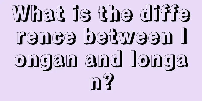 What is the difference between longan and longan?