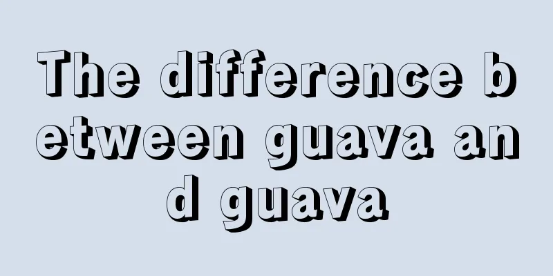 The difference between guava and guava