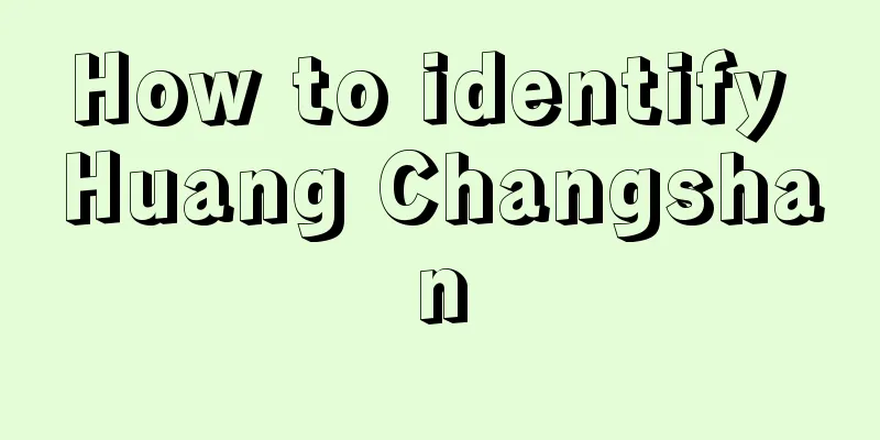 How to identify Huang Changshan