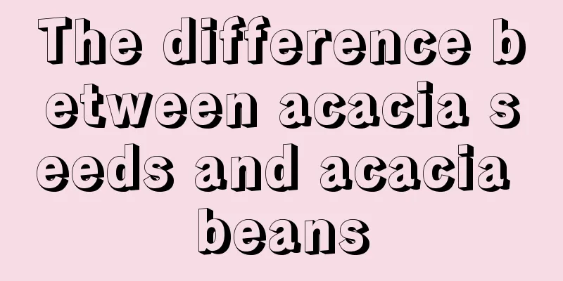 The difference between acacia seeds and acacia beans