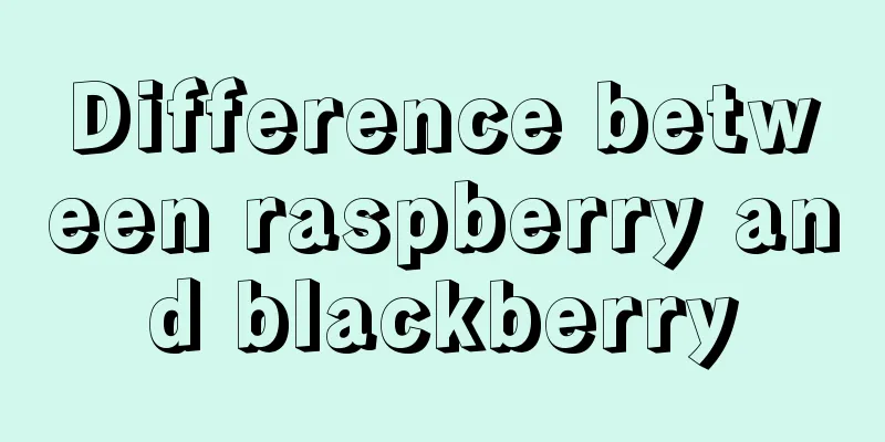 Difference between raspberry and blackberry