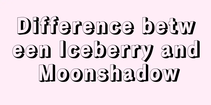 Difference between Iceberry and Moonshadow