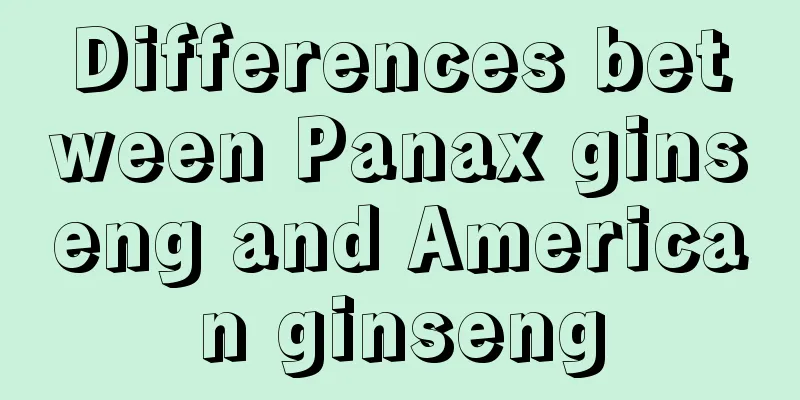 Differences between Panax ginseng and American ginseng