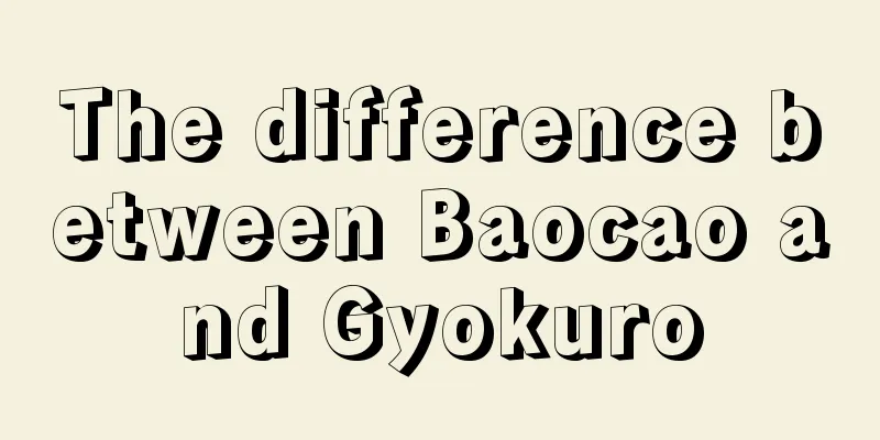 The difference between Baocao and Gyokuro