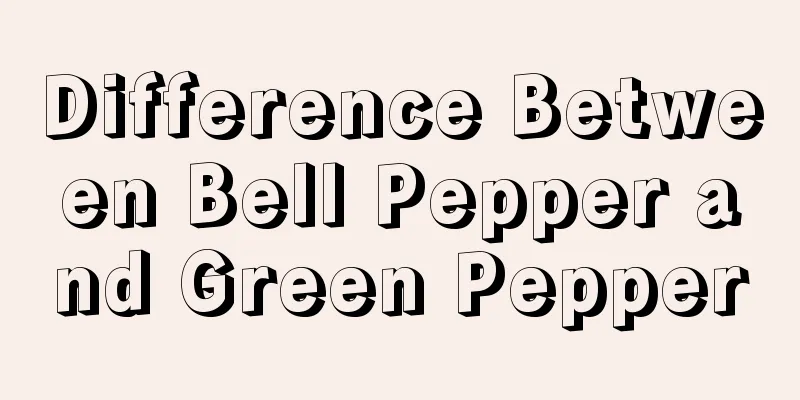 Difference Between Bell Pepper and Green Pepper