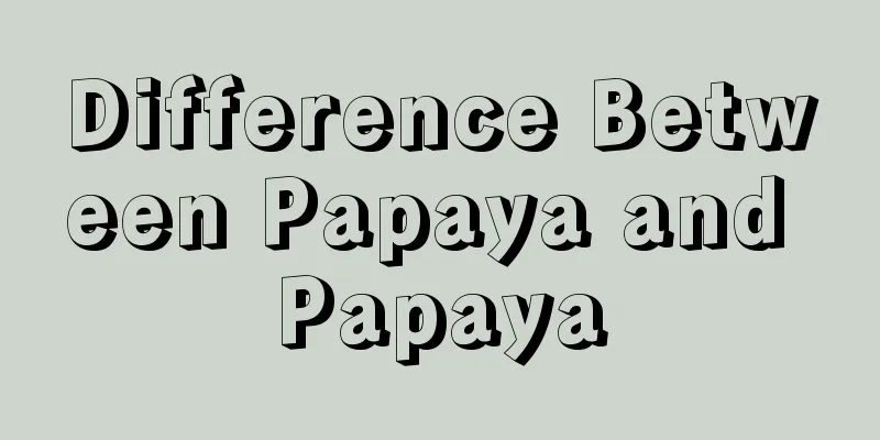 Difference Between Papaya and Papaya