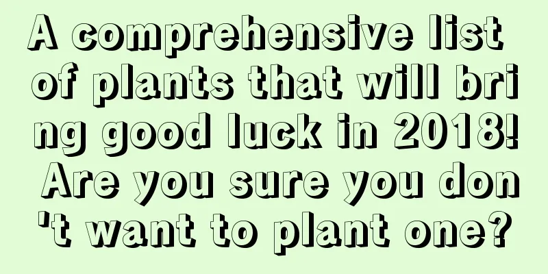 A comprehensive list of plants that will bring good luck in 2018! Are you sure you don't want to plant one?