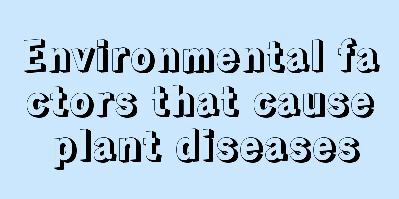 Environmental factors that cause plant diseases