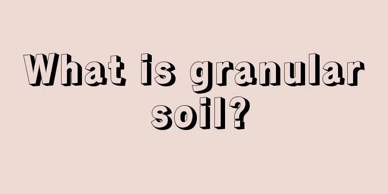 What is granular soil?