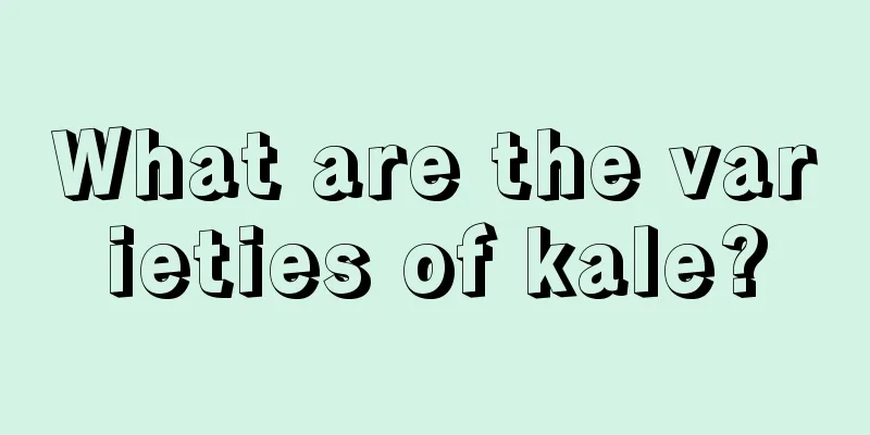 What are the varieties of kale?