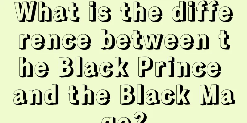 What is the difference between the Black Prince and the Black Mage?