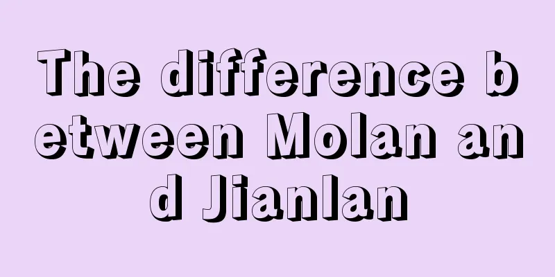 The difference between Molan and Jianlan