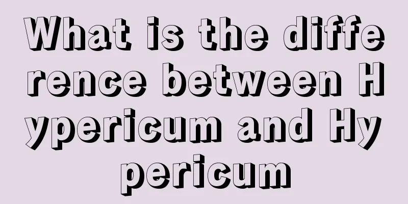 What is the difference between Hypericum and Hypericum