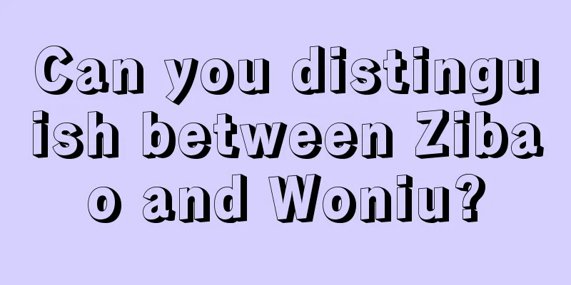 Can you distinguish between Zibao and Woniu?