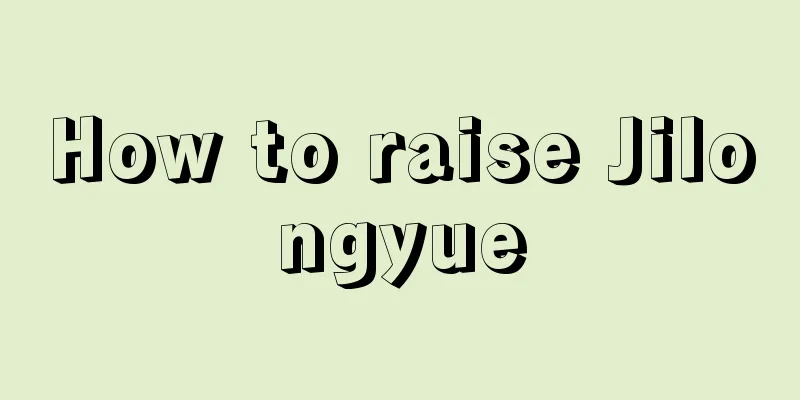 How to raise Jilongyue