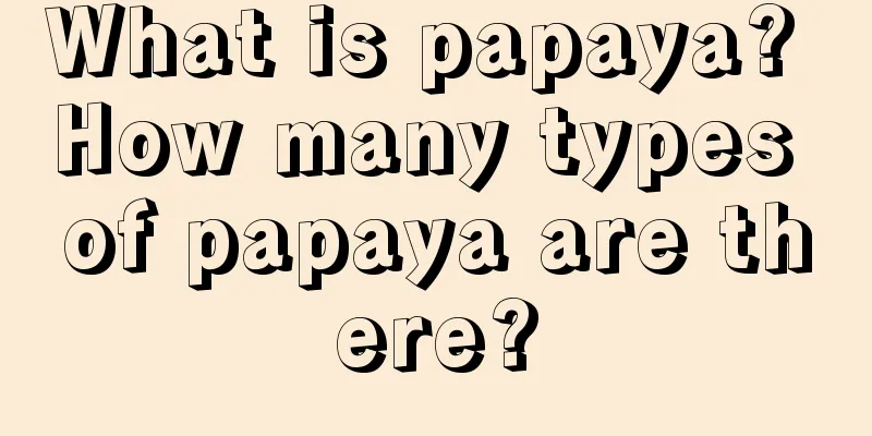 What is papaya? How many types of papaya are there?