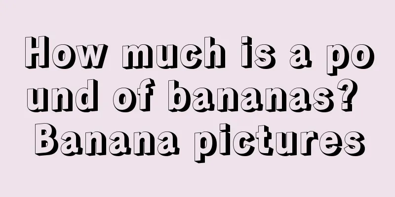 How much is a pound of bananas? Banana pictures