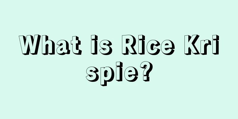 What is Rice Krispie?