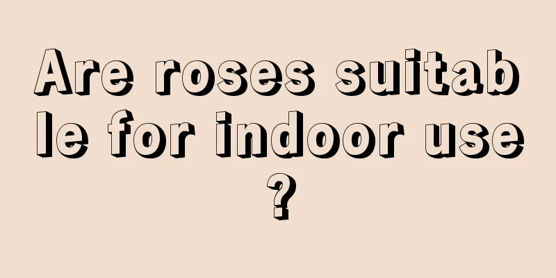 Are roses suitable for indoor use?