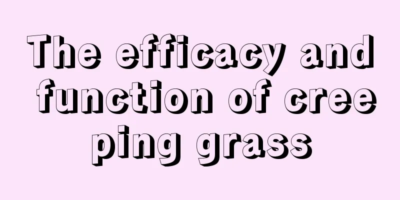 The efficacy and function of creeping grass