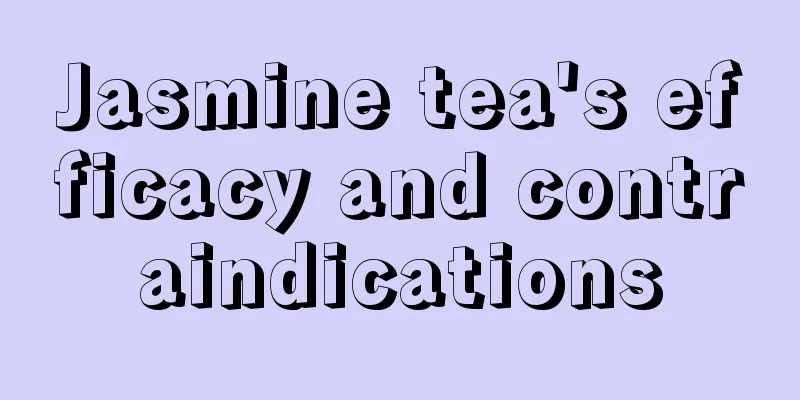 Jasmine tea's efficacy and contraindications