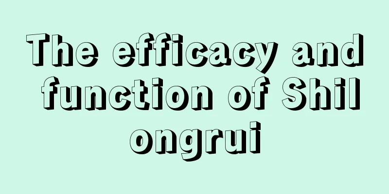 The efficacy and function of Shilongrui