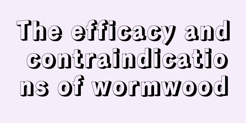 The efficacy and contraindications of wormwood