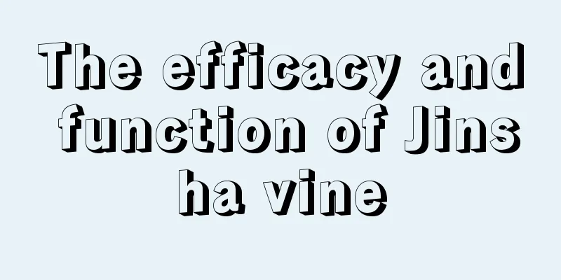 The efficacy and function of Jinsha vine