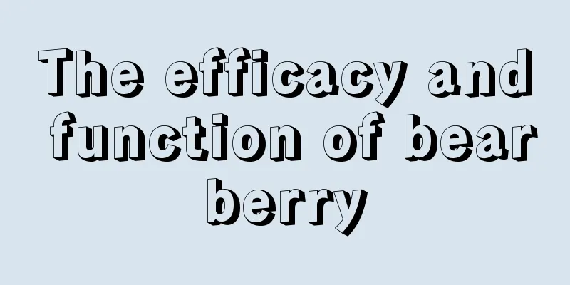 The efficacy and function of bearberry