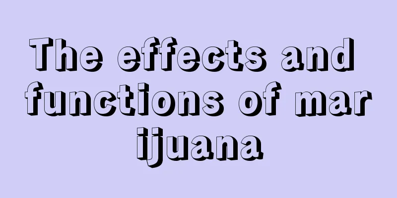 The effects and functions of marijuana