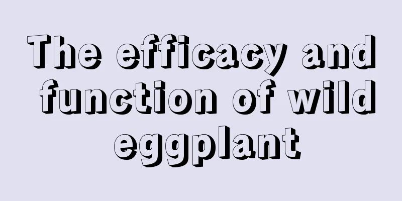 The efficacy and function of wild eggplant