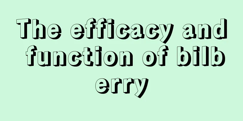 The efficacy and function of bilberry