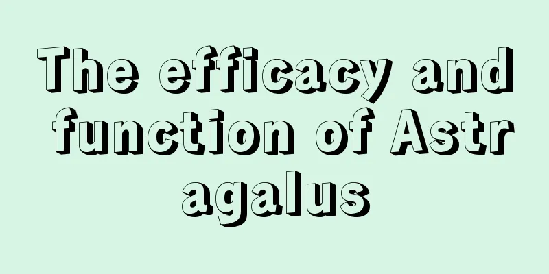 The efficacy and function of Astragalus