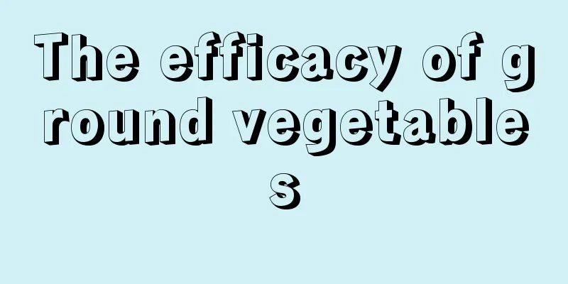 The efficacy of ground vegetables