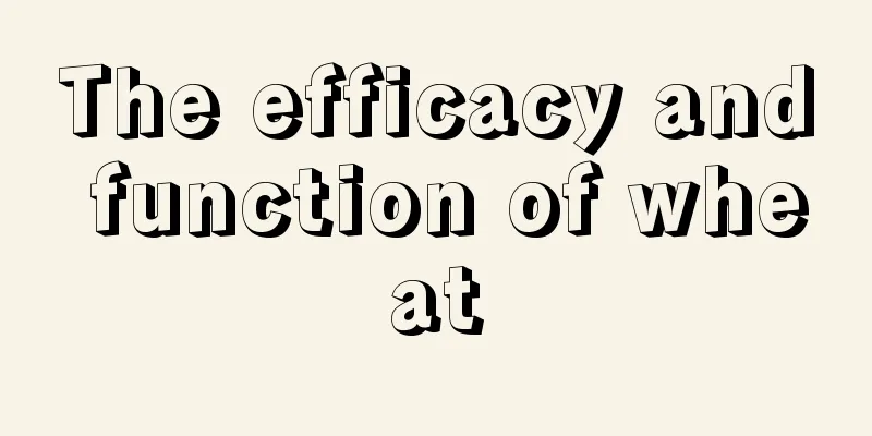 The efficacy and function of wheat