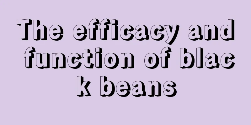 The efficacy and function of black beans