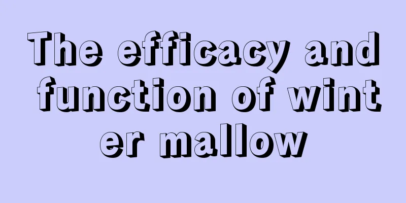 The efficacy and function of winter mallow