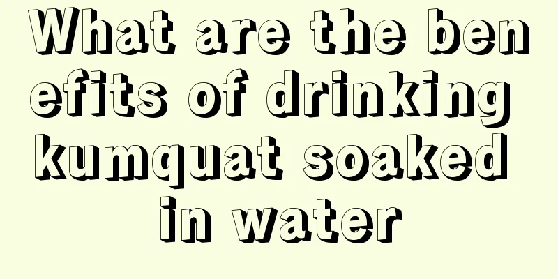 What are the benefits of drinking kumquat soaked in water