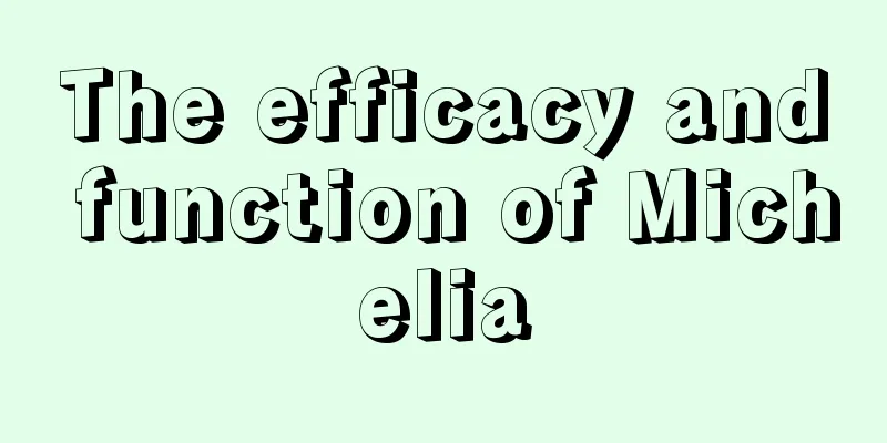 The efficacy and function of Michelia