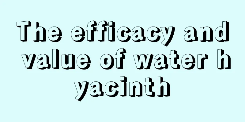 The efficacy and value of water hyacinth