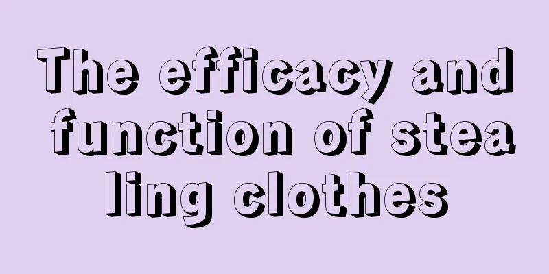 The efficacy and function of stealing clothes