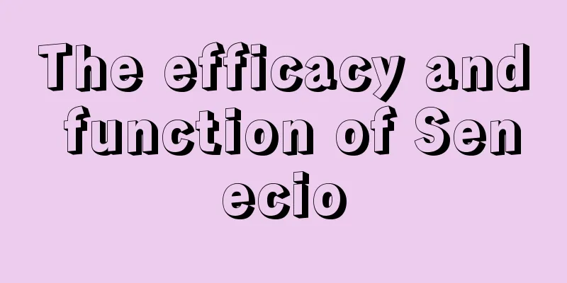 The efficacy and function of Senecio