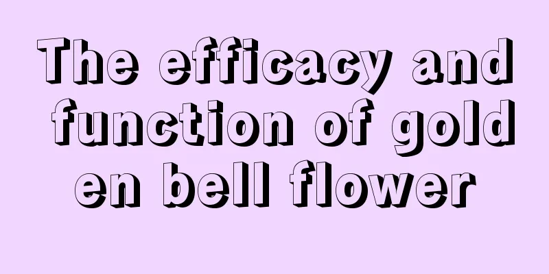 The efficacy and function of golden bell flower