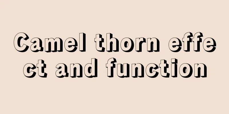 Camel thorn effect and function