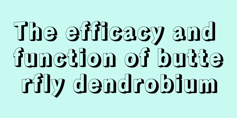 The efficacy and function of butterfly dendrobium