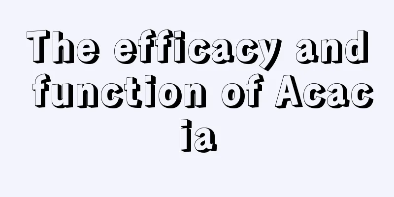 The efficacy and function of Acacia